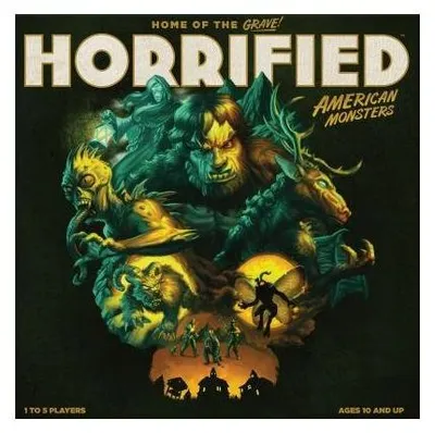 Imagen del producto de Horrified: American Monsters – Juego de mesa – Ravensburger – 1-5 jugadores – 10+
