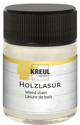 Produktbild von KREUL Holzlasur Weiß 50 ml 4000798785017