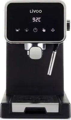 Immagine prodotto di Macchina per caffè espresso LIVOO DOD218N, 1100 W, 20 bar, serbatoio da 1,5 l, nero