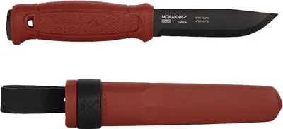 Immagine prodotto di Mora survival knife Garberg Dala Red black carbon con fodero in pelle-Rosso