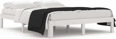 Obrázek produktu pro Rám postele bílý masivní borovice 140 x 190 cm
