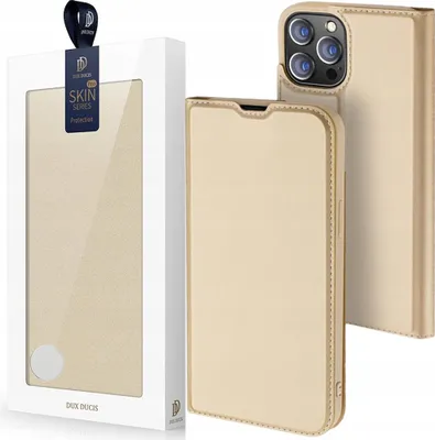 Immagine prodotto di Dux Ducis Skin Pro Custodia a fondina con patta per Iphone 13 Pro Oro