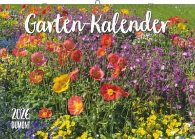 Produktbild von Garten-Kalender 2026 - Broschürenkalender - mit informativen Texten - mit Jahresplaner - Format 42 x 29 cm