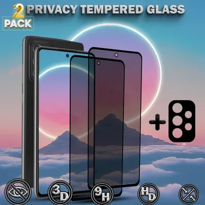 Produktbild von 2-Pack Xiaomi 14 Pro Displayschutzfolie & 2-Pack Kameraschutz - Gehärtetes Glas 9H - Super Qualität 3D