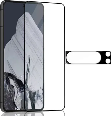 Produktbild von 1 Pack Google Pixel 8 Pro Displayschutzfolie und 1 Pack Linsenschutz – gehärtetes Glas 9H – Sup-Qualität 3D