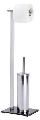 Produktbild von WENKO Stand WC Garnitur Lava Toiletten Papier Bürsten Halter Rollen Bad Gäste WC