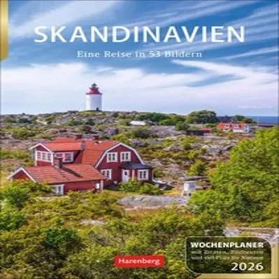 Produktbild von Skandinavien Wochenplaner 2026 - Eine Reise in 53 Bildern