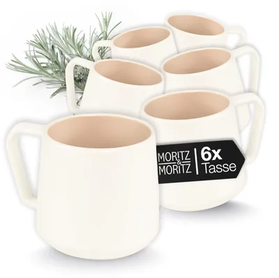 Produktbild von Moritz & Moritz CAVO Kaffeebecher 6er Pack - Almond
