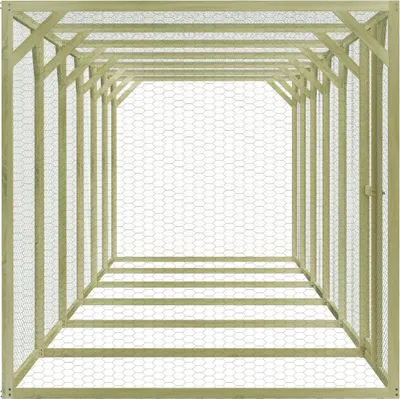 Obrázek produktu pro vidaXL Klec pro kuřata 1,5x9x1,5 m Impregnované borovicové dřevo