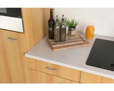 Obrázek produktu pro Skříň pro vestavnou lednici – výška 88 cm Flex Well Nano 60 x 60 x 161 cm buk matný buk matný