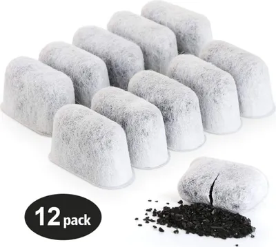 Produktbild von 12er Set Aktivkohlefilter Wasserfilter Filter für Kaffeemaschine Wasserfilter Kartuschen Kaffeemaschinen Ersatz Wasserfilter