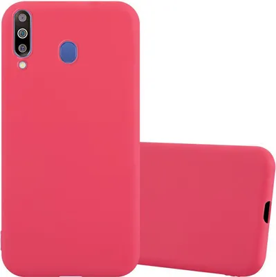 Produktbild von Cadorabo Hülle für Samsung Galaxy M30 / A40s Schutzhülle in Rot Handyhülle TPU Silikon Etui Case Cover