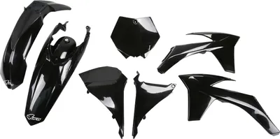 Produktbild von Verkleidungskit UFO PLAST 7-teilig Verkleidungssatz Kunststoff für KTM SX SX-F Racing 125 - 450 ccm Bj. 2011, Farbe:schwarz