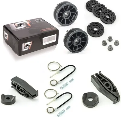 Produktbild von 2X Fensterheber Reparatursatz Set Hinten Links+Rechts Für Peugeot 206 Cc Cabrio