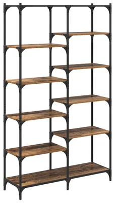 Obrázek produktu pro vidaXL Police z regenerovaného dřeva 100 x 32 x 170 cm materiál na bázi dřeva