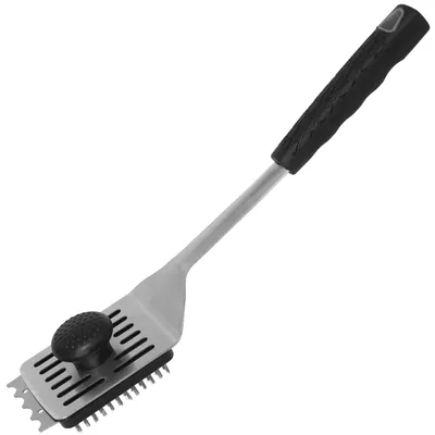 Obrázok produktu pre Bremermann grilovacia kefa, obracačka na gril 2v1, nerezová oceľ