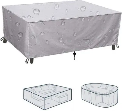 Produktbild von Famanu Schutzhülle für Gartenmöbel - UV-beständige Abdeckung aus 420D Oxford-Stoff