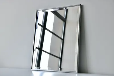 Produktbild von Casablanca Silber Alu-Rahmen-Spiegel mit Facettenschliff in 25 mm Stärke 50 x 100