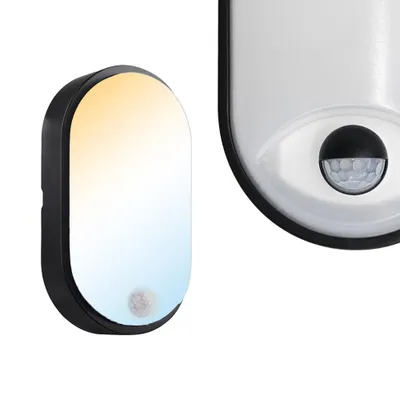 Image de Luminaire encastré PALERMO 15 W 1 200 lm 3CCT IP54 noir | HOROZ