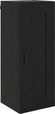 Image de Meuble mural Chêne noir 34,5 x 34 x 90 cm Bois d'ingénierie