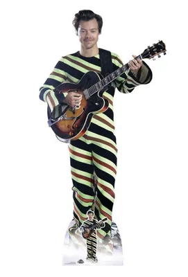 Produktbild von Harry Styles - Smile with Guitar - Star VIP - Pappaufsteller Standy - 91x185 cm