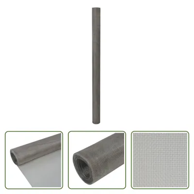 Immagine prodotto di The Living Store Rete metallica 100x1000 cm in acciaio inox 202