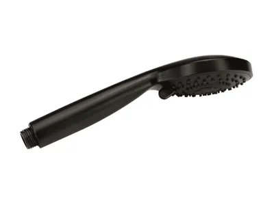 Produktbild von tecuro Handbrause Milano matt schwarz, 3-strahlig