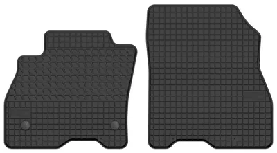 Productafbeelding van Rubberen voormatten voor Nissan Leaf I 2010-2017 (hatchback) – 2-delig, zwart, op maat – Wielganizator SolidTread