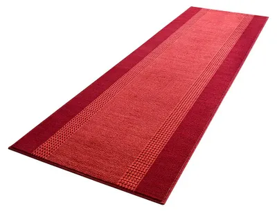 Zdjęcie produktu dla Hanse Home | Dywan nowoczesny Basic - 80 cm x 400 cm - Czerwony - Wyrazisty akcent - Minimalistyczny styl