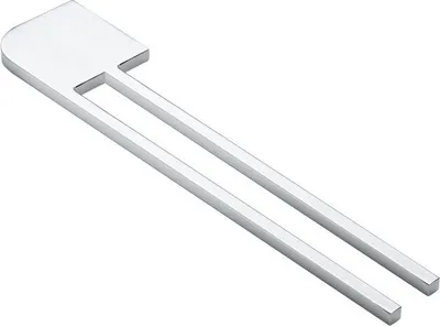 Produktbild von Pelipal HH6-380-2 Handtuchhalter in Chrom, Korpusmontage, 2-armig, Tiefe: 38 cm