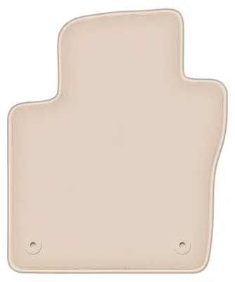 Produktbild von DURBAN Beige Velours-Fahrerfußmatte für Volkswagen Jetta VI Limousine, Kombi, Variant (2010-2018)