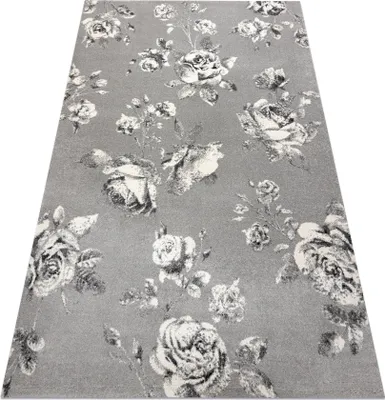 Image de Tapis GNAB 60642653 Fleurs des roses gris / blanc gris 160x230 cm