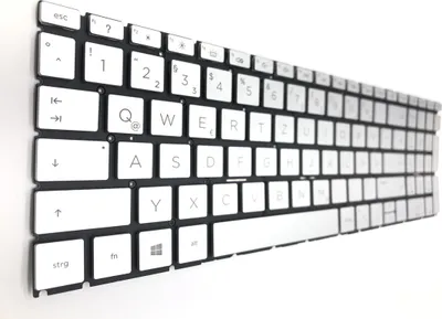 Image de FRANÇAIS - Clavier argent éclairage compatible avec HP Pavilion 15-eg0000