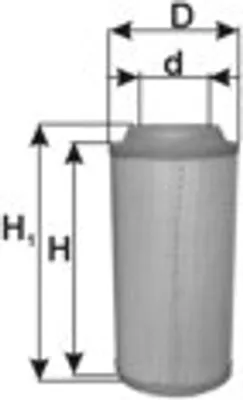 Produktbild von Luftfilter WA20940 - PZL Sędziszów