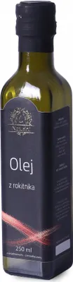 Zdjęcie produktu dla Olej z nasion rokitnika ŚWIEŻO TŁOCZONY 250ml