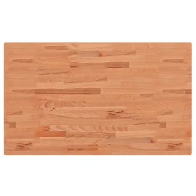 Produktbild von Waschtischplatte 100x60x1,5 cm Massivholz Buche