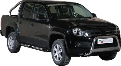 Zdjęcie produktu dla Stalowe progi boczne do VW Amarok Highline 2010-2016 czarne