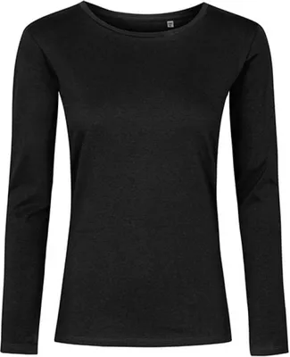 Produktbild von X.O Rundhals Langarmshirt Plus Size Damen, Schwarz, XXL
