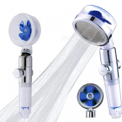 Obrázok produktu pre Sprchová hlavica Herzberg Turbo Charger - matná modrá