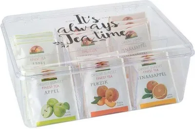 Produktbild von Teebehälter Box Organizer Teedose für Teebeutel