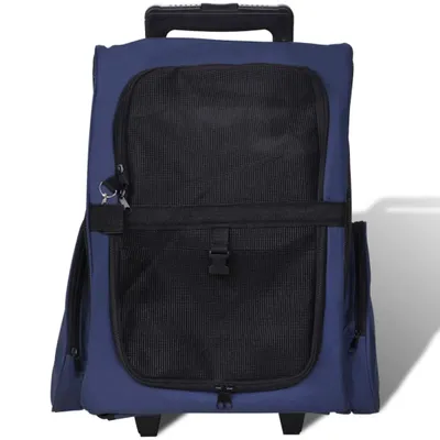 Produktbild von Möbel Trolley für Haustiere 3-in-1 Faltbar Blau - Hundebuggys CLORIS4414878