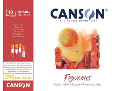 Obrázok produktu pre CANSON C31085P003 Kresliaci papier CANSON "Figueras", 300 x 400 mm, 290 g/m²