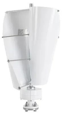 Image de Éolienne, conception verticale, production d'énergie efficace, BLANC