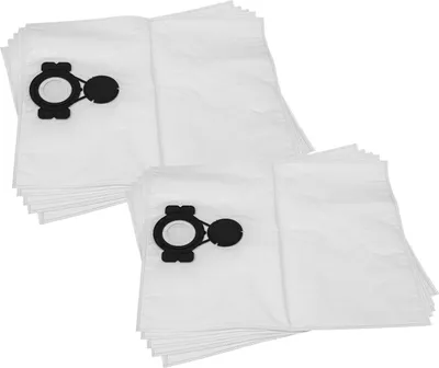 Produktbild von vhbw 10x Staubbeutel kompatibel mit Milwaukee AS 250 ECP, AS 2-250 ELCP Staubsauger - 25 l Füllvolumen 41cm x 28,8cm Weiß