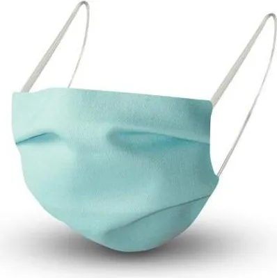 Produktbild von Design Maske aus Baumwolle mit em Innenvlies - SKYBLUE - 15422 + Gratiszugabe