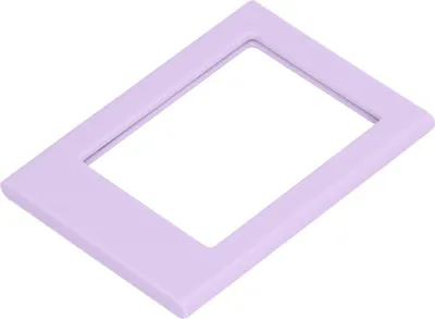 Image de Cadres photo magnétiques 3 pouces DIY Puissant aimant Cadre photo petit format pour mini-photos instantanées Violet