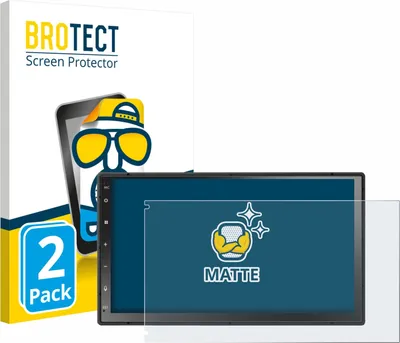 Produktbild von 2x BROTECT Schutzfolie für Atoto A5LG2B7T 7" Displayschutz Displayschutzfolie Folie Matt Entspiegelungsfolie