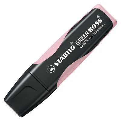 Image de STABILO® 6070/129 Surligneur écologique - GREEN BOSS Pastel - Stylo simple - Rouge rosé
