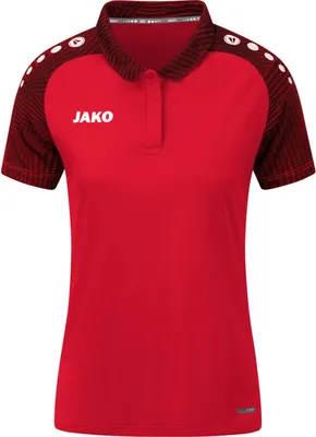 Produktbild von JAKO Uni Polo Performance, Farbe:rot/schwarz, Größe:S