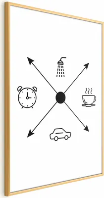 Produktbild von Posterpapier Poster - Daily Schedule 60x90 cm Text n-A-0736-ao-a